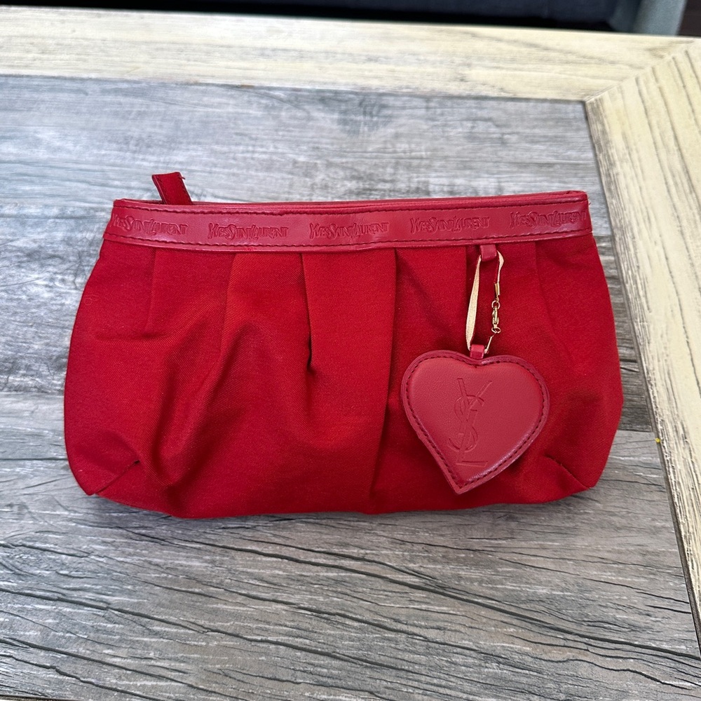 authentic YSL makeup bag/clutch